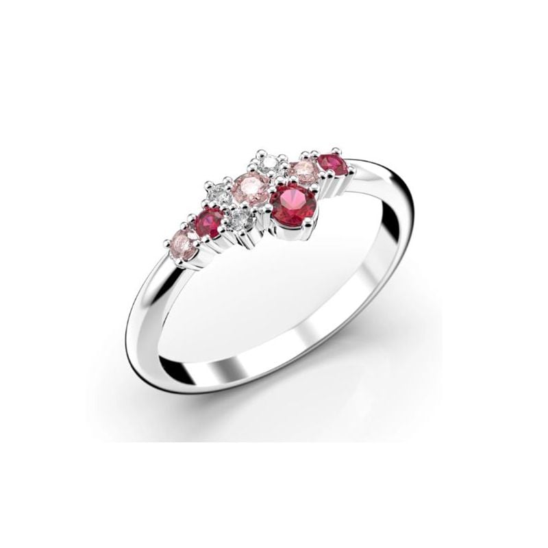 Festive Nelly Pink timanttisormus 609-019P-VK