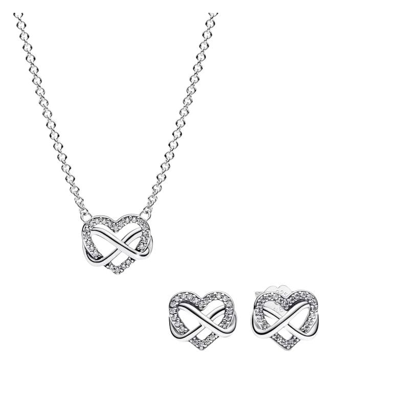 Pandora Sparkling Infinity Heart korusetti