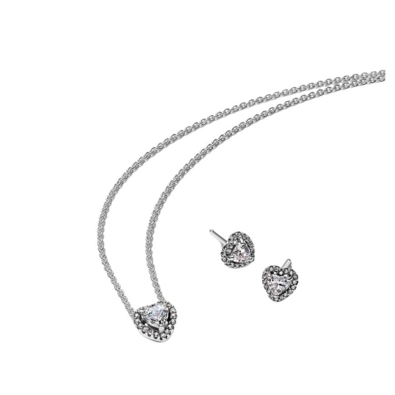 Pandora Elevated Heart aus Sterlingsilber