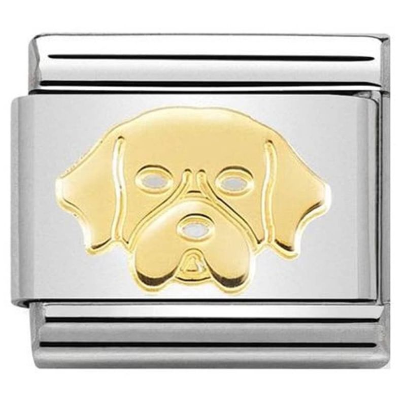 Nomination Classic 18K Golden Retriever 030162/56-1