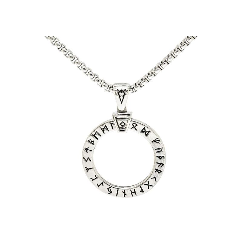 Northern Viking Jewelry Viisauden Pyörä By Johan Thorolf -kaulakoru 60 cm NVJRS081-1