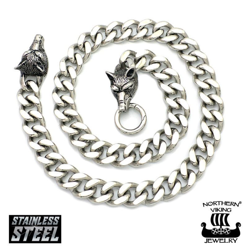 Northern Viking Jewelry Sudenpäillä Panssariketju 60 cm NVJKE012-1