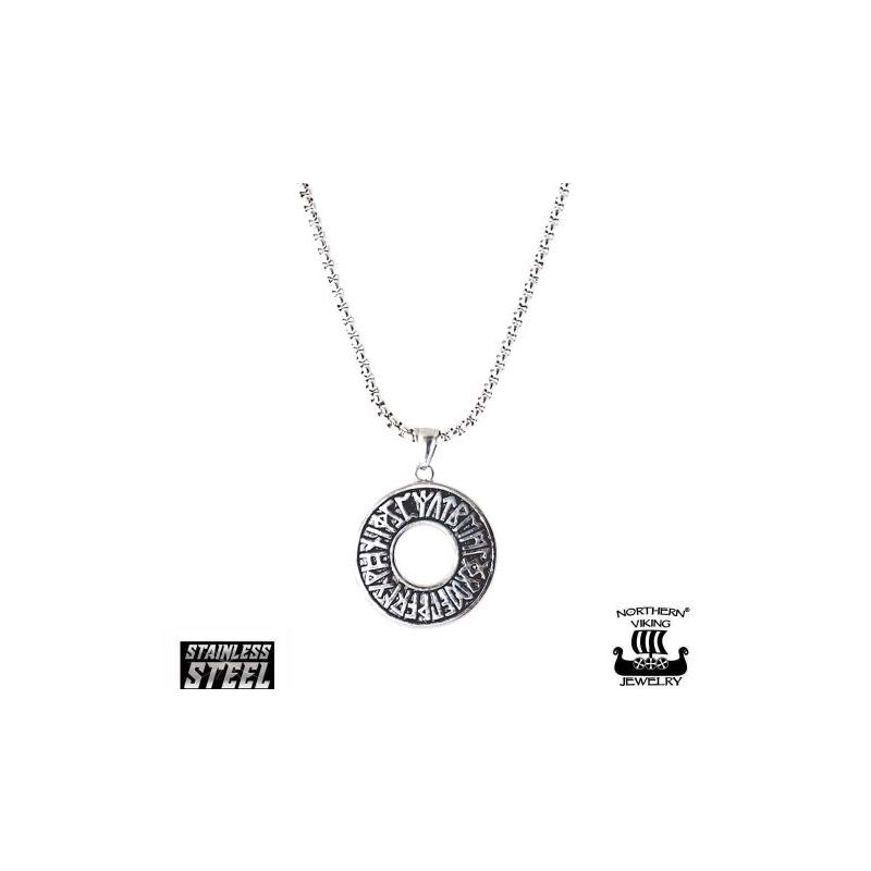 Northern Viking Jewelry Riimukiekko-kaulakoru (50cm) NVJRS005-1