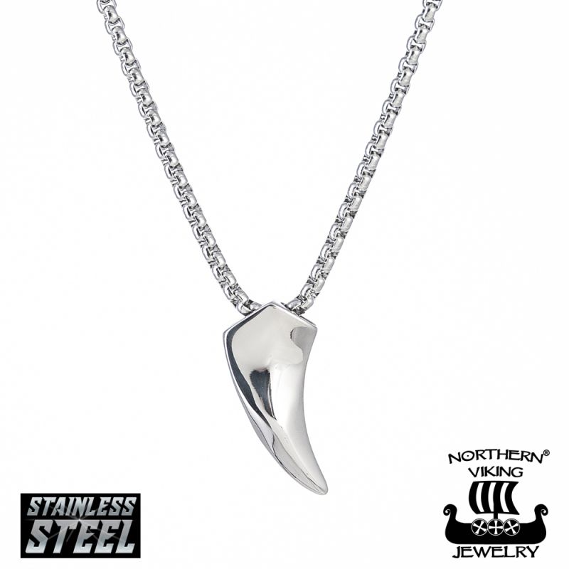 Northern Viking Jewelry Fenrir Wolf Tooth 60cm -kaulakoru NVJRS024-1