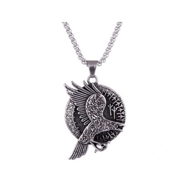 Northern Viking Jewelry Flying Raven -kaulakoru 50 cm NVJRS112-3