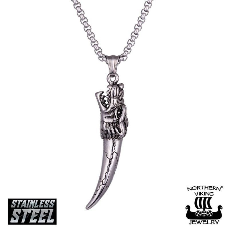 Northern Viking Jewelry Fenrir Tooth Kaulakoru 50 cm  NVJRS117-1