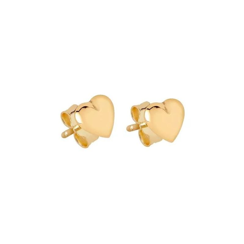 Goldene Herzohrringe O33998Y