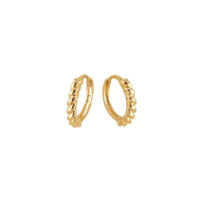 Goldene Ohrringe OT403523