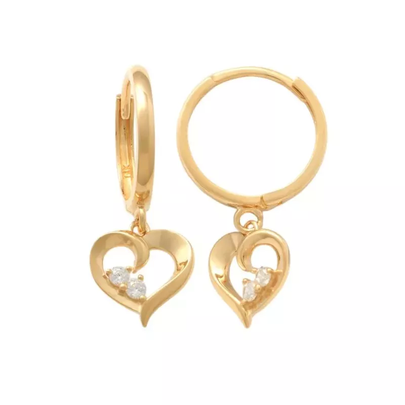 Goldene Ohrringe OT403818-CZ