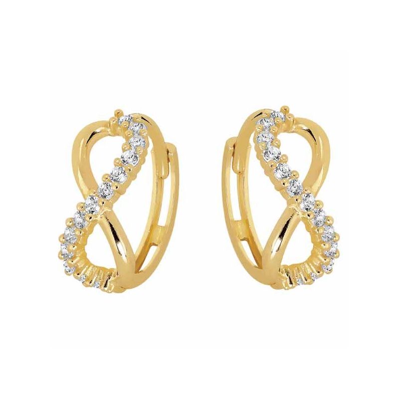 Gold Ohrringe OT49311-CZ-1