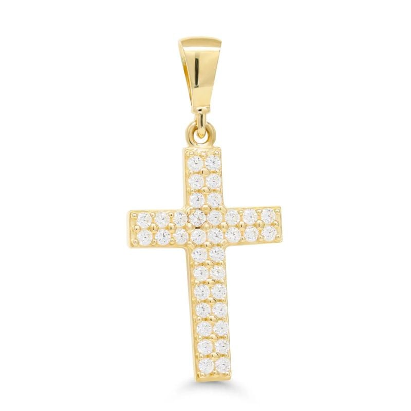 Goldener Kreuzanhänger P-2403Z