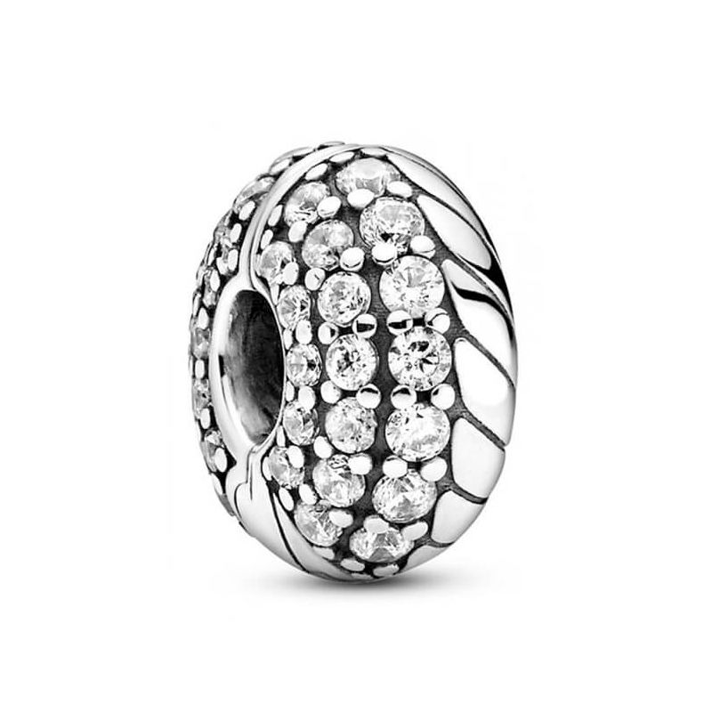 Pandora Icons Snake Chain Pattern Clip -hela 799089C01-1