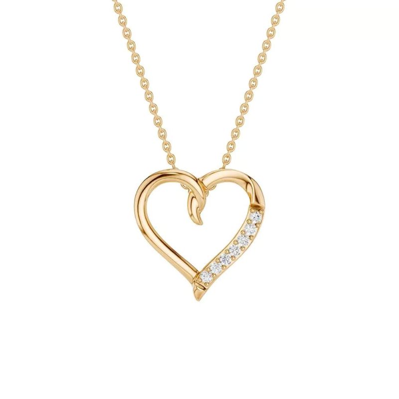 Brilliant Star Herzkette mit Diamanten PH20564