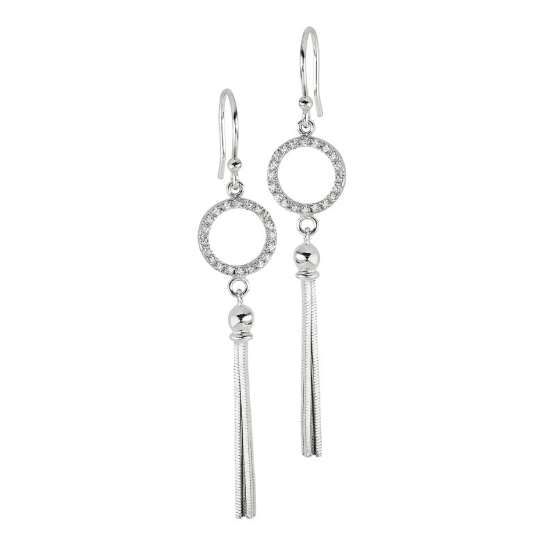 Silber Haken Ohrringe Y52761 A-18 RH-1