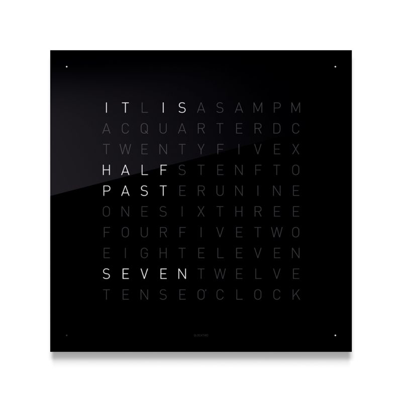 QLOCKTWO Classic Black Pepper QT4ENBLPC-2