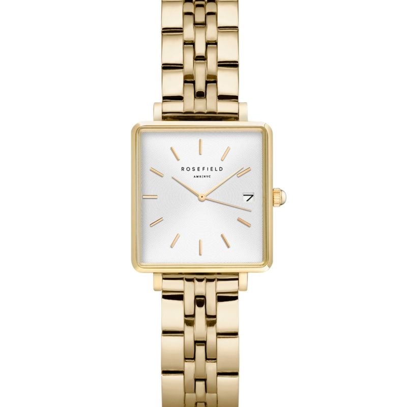 Rosefield The Boxy XS White Gold QMWSG-Q021-1