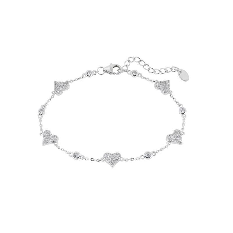 Silver Bracelet 16 + 3 cm BRZ00047-RH-1