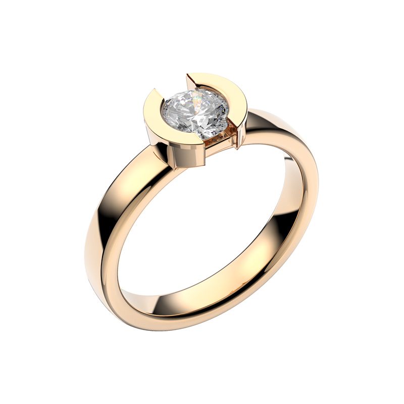 Schalins Rhen 0,60 ct, keltakulta-52