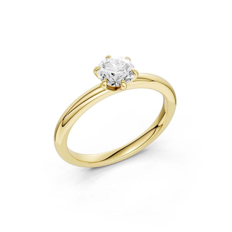 Brilliant Star Diamantring / Labordiamanten RS07711 YG 0.5CT