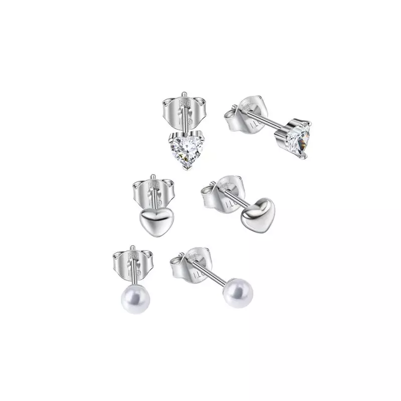 Silberne Ohrringe SE32046W004