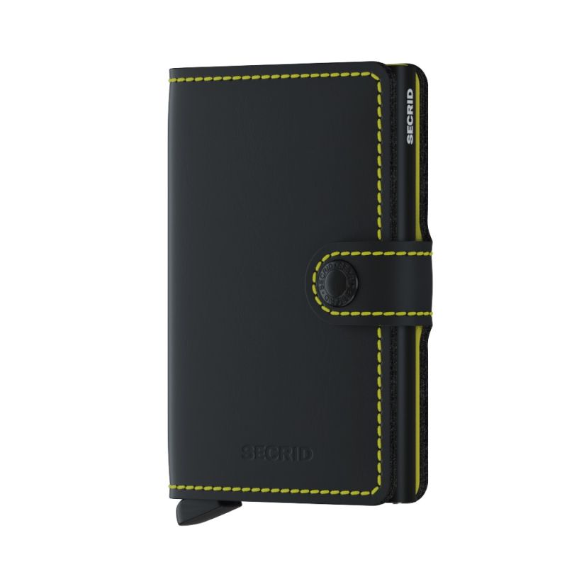 Secrid Miniwallet Matte Black-Yellow MM-BLACK-YELLOW -1