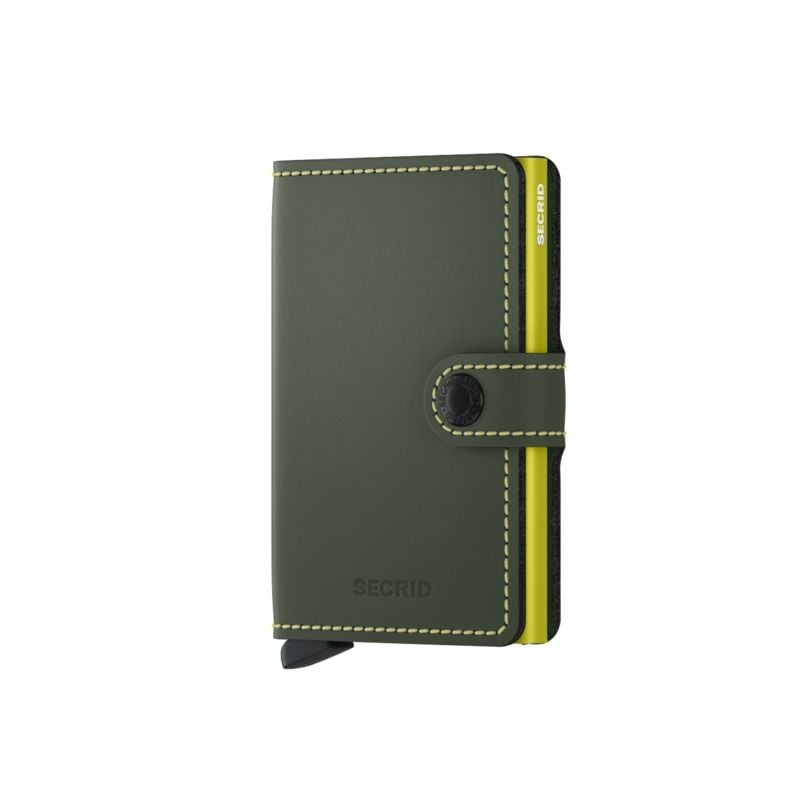 Secrid Miniwallet Matte Green Lime MM-GREEN-LIME-1