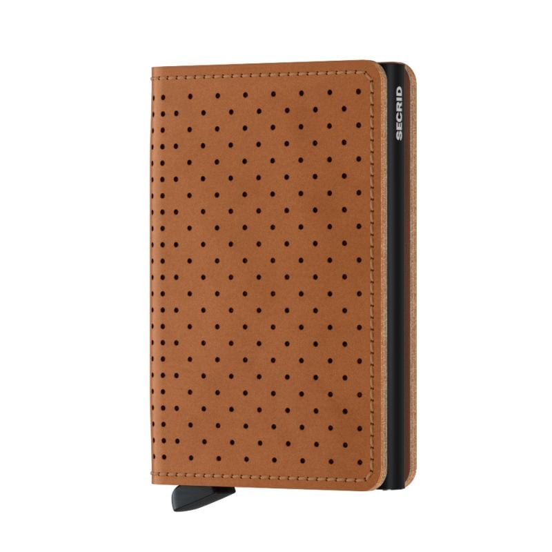 Secrid Slimwallet Perforated Cognac SPF-COGNAC-1
