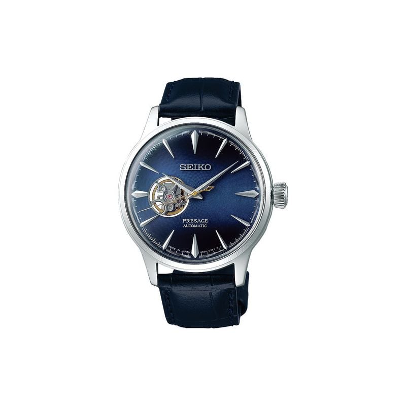 Seiko Elite Presage Automatic Cocktail Blue Moon Open Heart SSA405J1-1