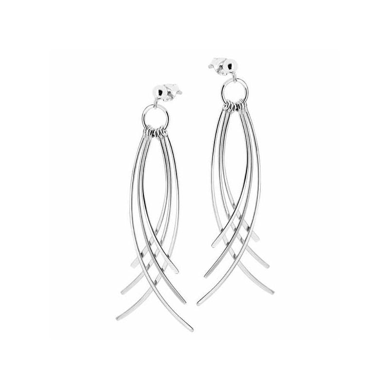 Hopeiset korvakorut SET-823E-1
