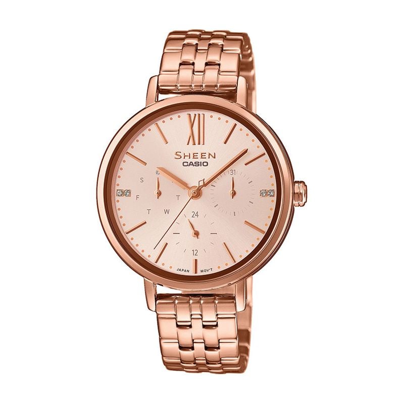 Casio Sheen Uhr SHE-3064PG-4AUER-1