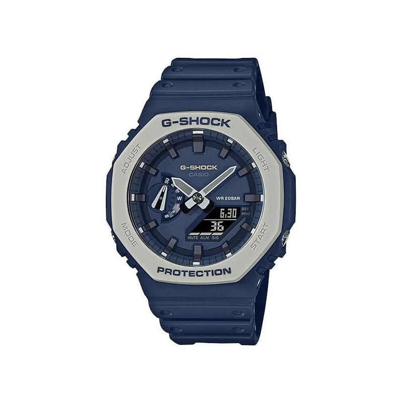 Casio G-Shock Earth Color Tone Blue & White -rannekello GA-2110ET-2AER-1