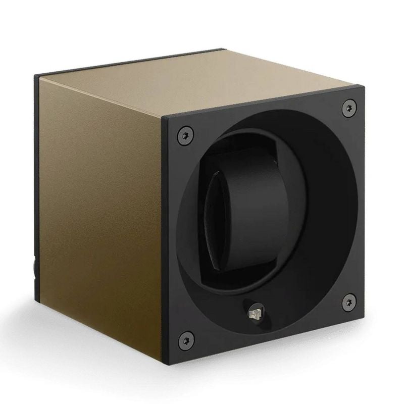 SwissKubik Masterbox Aluminium Taupe kellonpyöritin SK01.AE015-19
