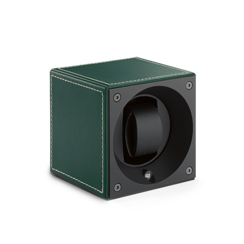 SwissKubik Masterbox Leather Green kellonpyöritin SK01.CV005-24