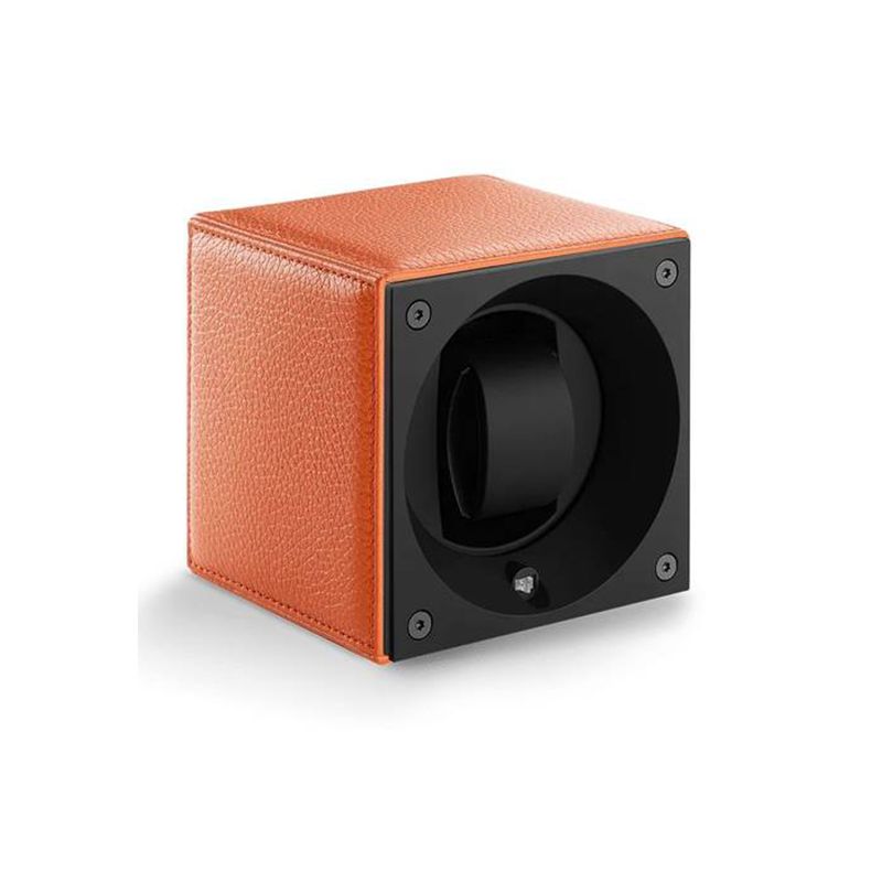 SwissKubik Masterbox Leather Orange kellonpyöritin SK01.CV014-28
