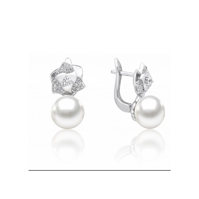 Gaura Pearls -helmi Ohrringe SK17450EL-1