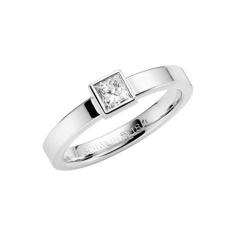 Schalins Skina 0,30ct,  Weißes Gold-32