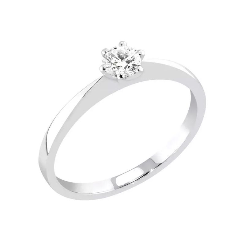 Romanssi Ruusu timanttisormus SOLITAIRE 0.20CT