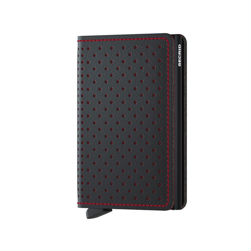 Secrid Slimwallet Perforated Black-Red SPF-BLACK-RED-0