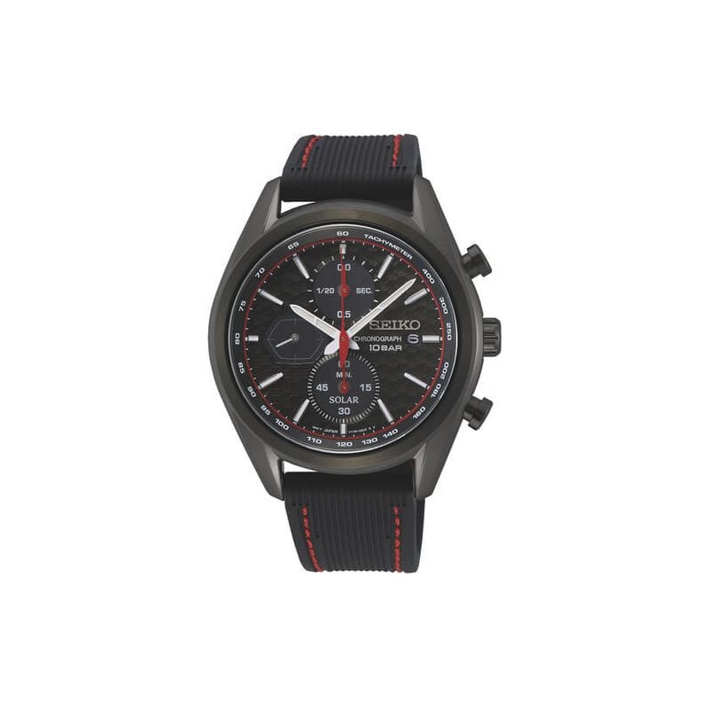 Seiko Solar Chronograph Black SSC777P1-1