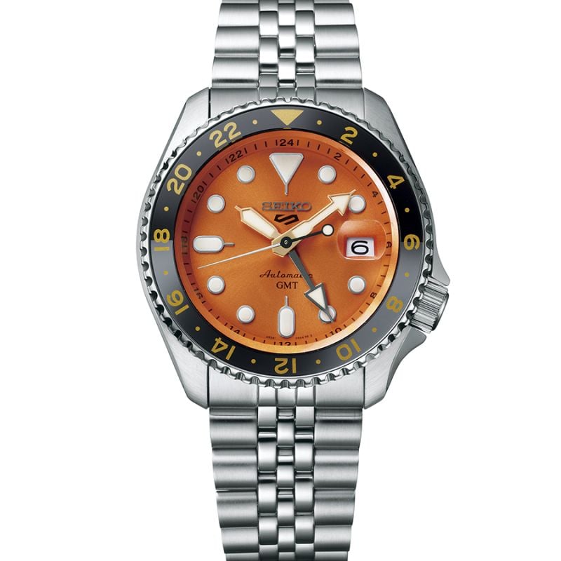 Seiko 5 Sports ‘Mikan Orange’ GMT SKX Automatic SSK005K1-3