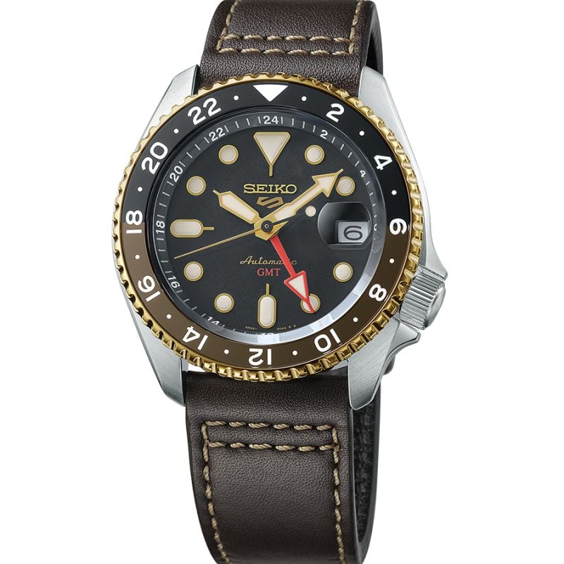 Seiko 5 Sports SKX GMT "In Mocha" Automatic SSK036K1-1