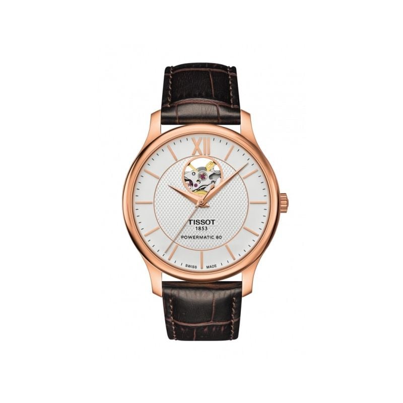 Tissot T-Classic Tradition Powermatic 80 Open Heart T063.907.36.038.00-1