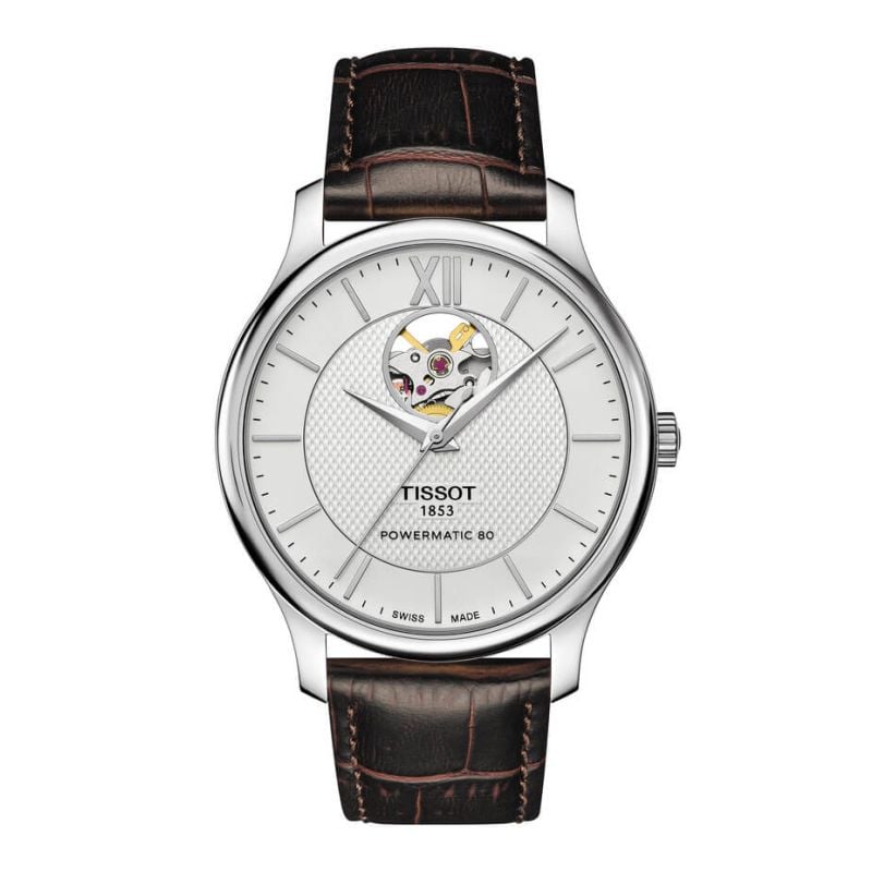 Tissot T-Classic Tradition Powermatic 80 Open Heart T063.907.16.038.00-1