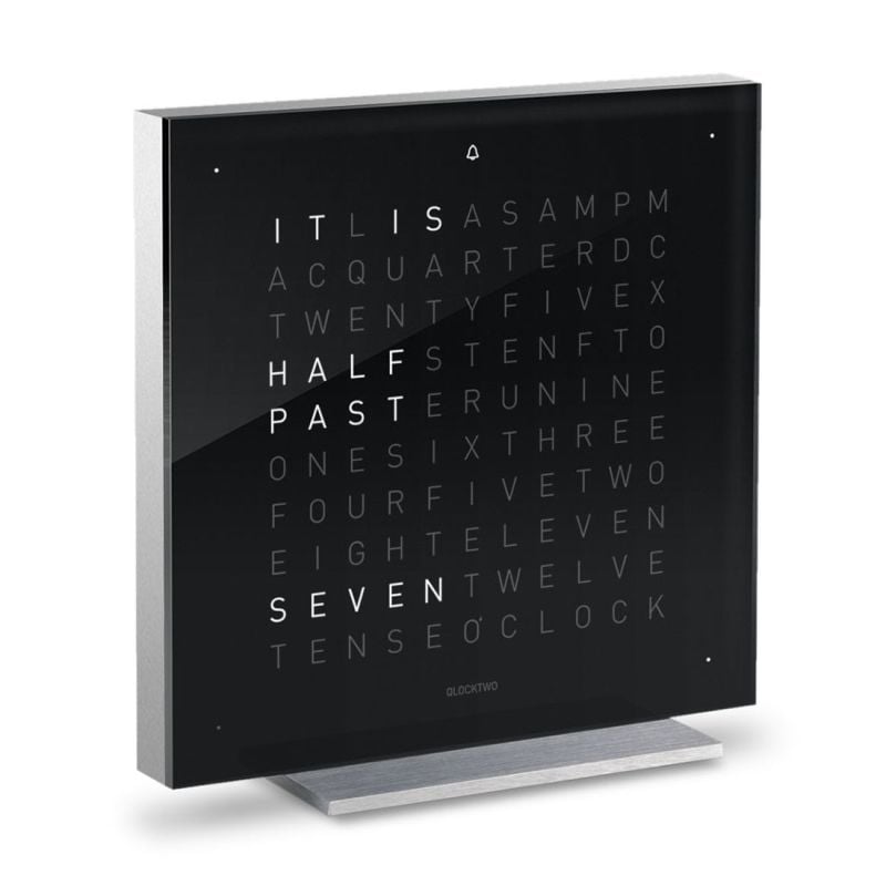 QLOCKTWO Classic Touch Black Ice Tea ENG T4PENBI-1