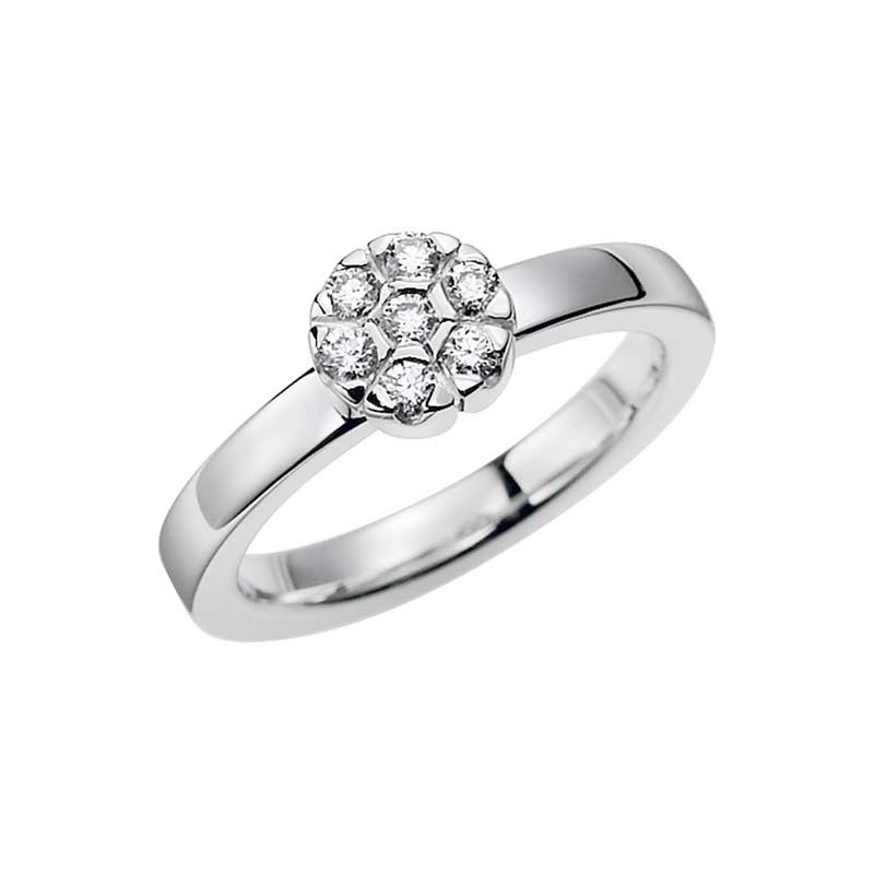 Schalins Tonga 0,21ct,  Weißes Gold-26