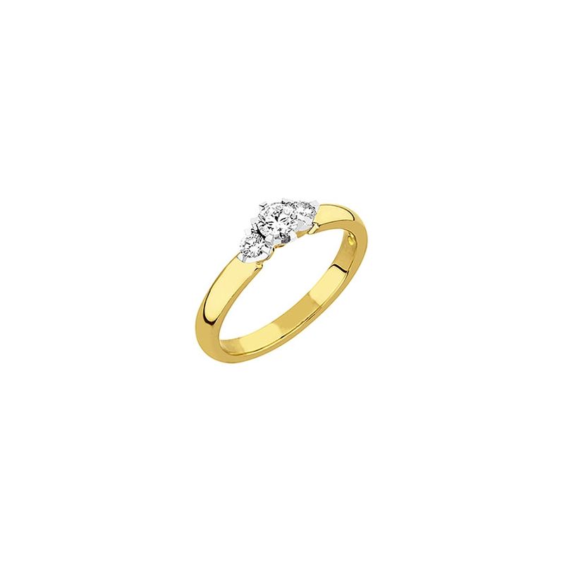 Sandberg Aurinkotuuli -timanttisormus (0.34ct) V-410-1