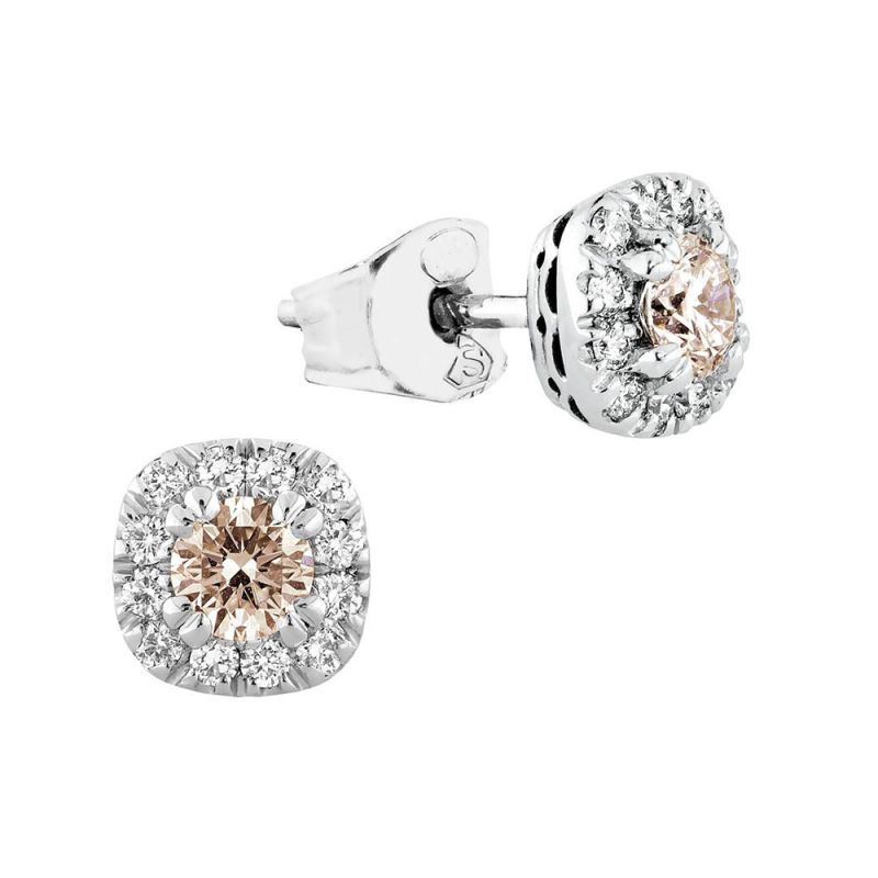 Sandberg Toivomuslähde timanttikorvakorut V-605w 0.20ct-1