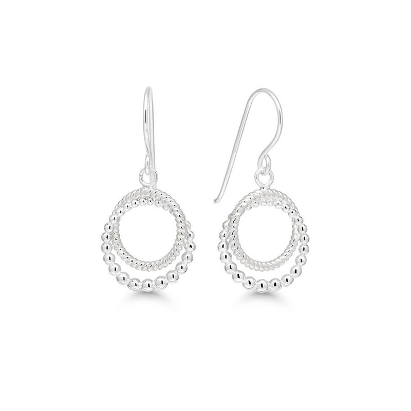 Silberne Ohrringe WE-39888