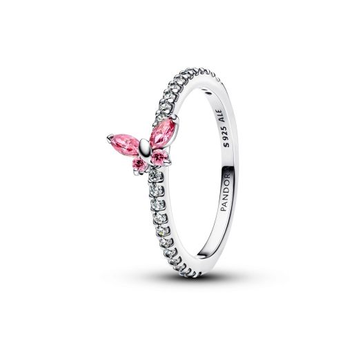 Pandora Butterfly Fancy Pink Crystal sormus 194269C02