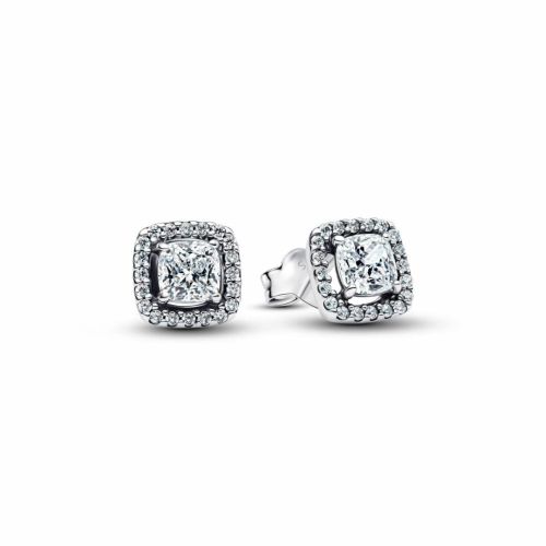 Pandora Square Halo Örhängen 293551C02